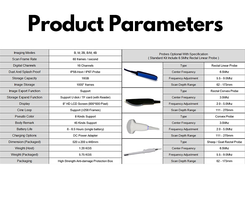 Portable Veterinary Ultrasound BXL-V50(图8)