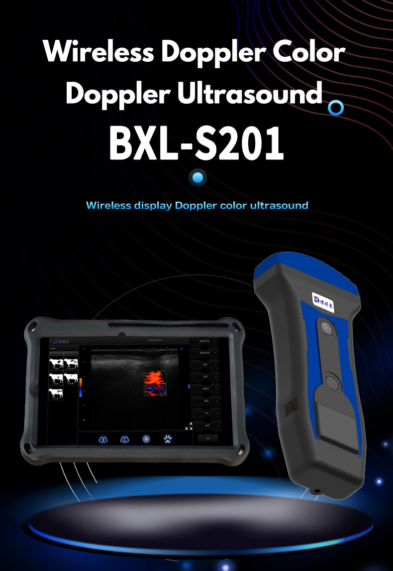 portable doppler veterinary ultrasound machine BXL-S201(图1)